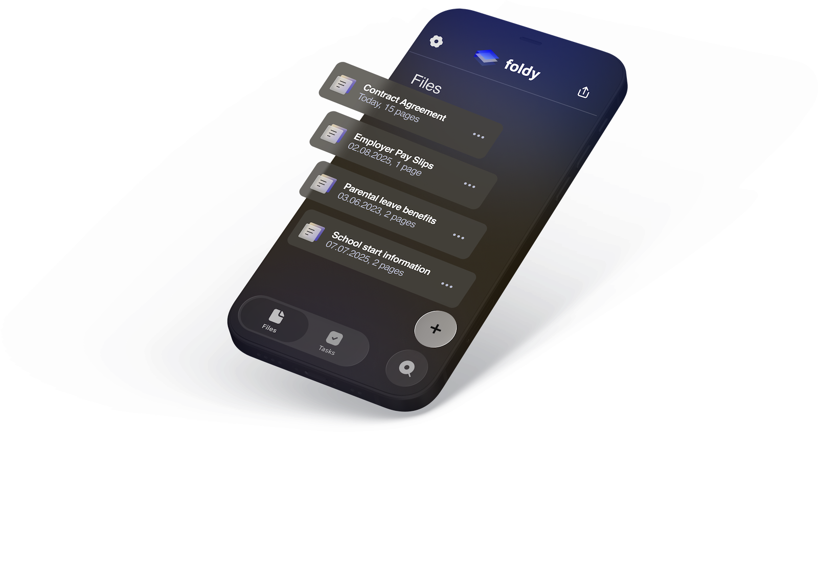 Foldy Mobile App